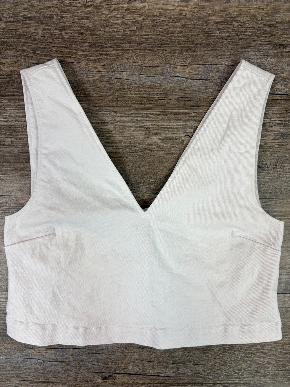 Finders Keepers White Wrap Crop Top Size Small